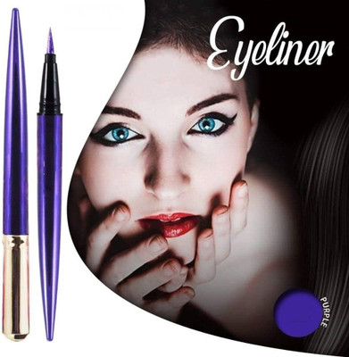 WOONGMI Glitter Eyeliner Waterproof Quick Dry Shiny Eye Liner 1.5 g(Purple)