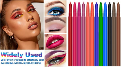 NADJA NEW MULTI COLOR SET OF 12 LIP AND EYE LINER 4.2 g(MULTI COLOR)
