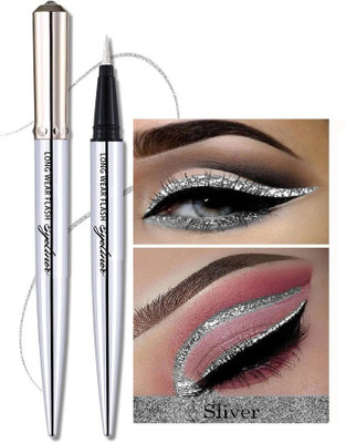 YAWI Professional LONG WEAR SHIMMER DIAMOND EYE LINER FOR PREFECT EYE LOOK 1.5 g(SILVER)