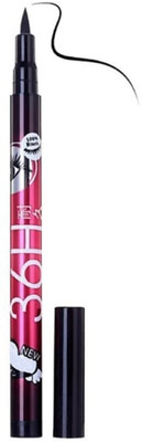 nn new water proof jet black eye liner pack of 1 3 g(BLACK)