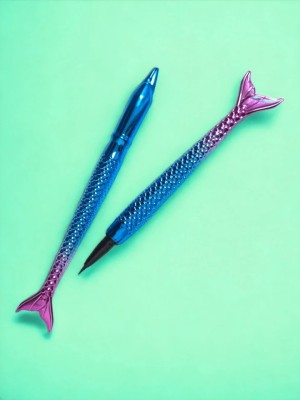 tanvi27 Fish Shape Eyeliner High Quality Professional Waterproof Makeup Eyeliner Pen 4 ml(skyblue or pink)