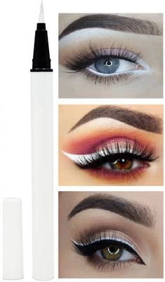 YAWI Waterproof and Long Bold Felt Tip Pen Eyeliner 2.5 g(WHITE)