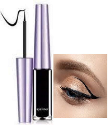 Luipui trending waterproof black color eye liner pack of 1 8 ml(BLACK)