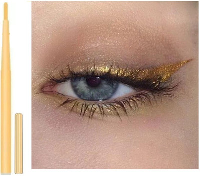 Vyomiris Yellow kajal eyeliner super soft waterproof pencil crayon(GOLDEN, 1.5 g)