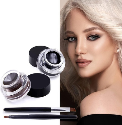 nn soft and smooth new matte black & brown eyeliner pack of 2 6 g(BLACK, BROWN)