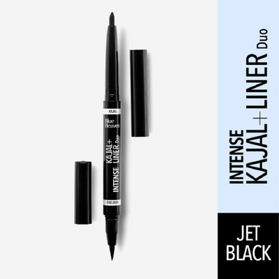 BLUE HEAVEN Intense Kajal + Liner Duo Jet 0.45 ml(Black)