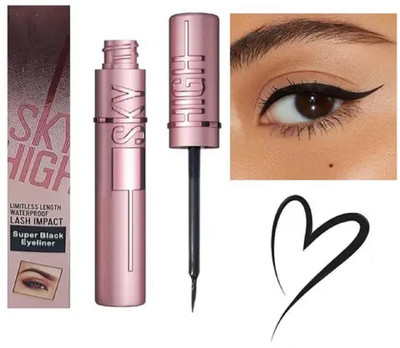 nuvya Long Stay Matte Finish Eyeliner – Smudge Proof Liquid Formula for Daily Wear 5 g(Black)