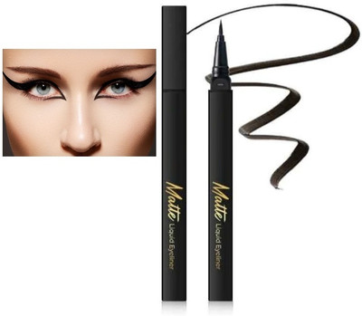 Emijun MATTE LINER JET BLACK EYE LINER FOR ALL SKIN 1.5 ml(black)