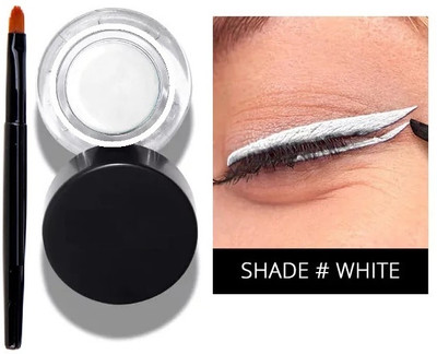 SILDUST High Pigmented Gel Eye Liner With Brush 5 g(White)