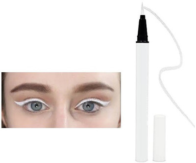 AMOSFIA ATTRACTIVE BOLD EYE LOOK SKETCH PEN EYE LINER WHITE COLOR TRANSFER PROOF 1.5 g(WHITE)