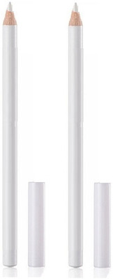 Wonholli White Pencil Eyeliner,Sharpenable Multi-Use 4 g(WHITE)