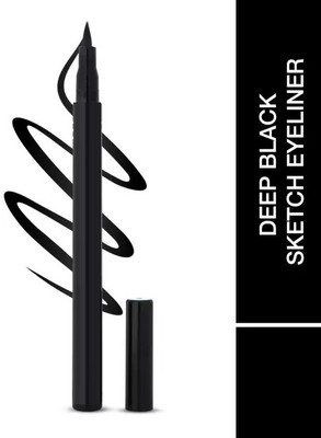 CATERINACHIARA Professional EyeCare Waterproof LongLasting Sketch Pen Eyeliner In Matte Finish 1.5 ml(black)