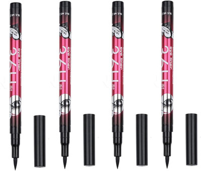 Love Kart 36-Hour All-Nighter Eyeliner (Pack of 4) 80 ml(Black)