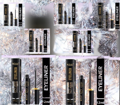 kKode beutiful shade waterproof eye liner pack of 7 12 ml(black)