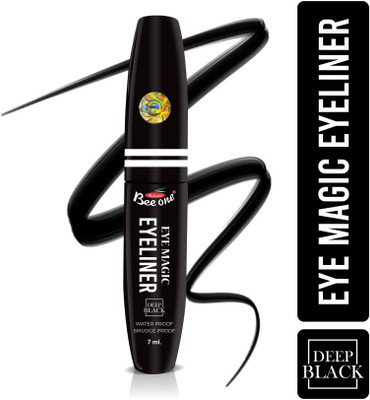 BEE ONE MAGIC EYELINER Waterproof Luxuriously Thicker Long-Lasting Smudge-proof 7 ml(Black)