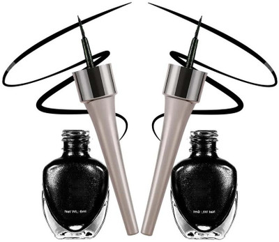 tanvi27 High-pigment Liquid Eyeliner With Extra-Fine Brush Tip 12 ml(Jet Black)
