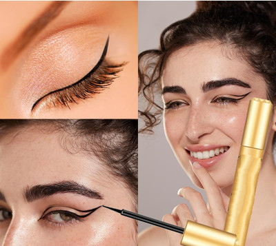 HUZURLU HD Matte Eyeliner - Precision Perfection in Every Stroke 3.5 ml(JET BLACK)