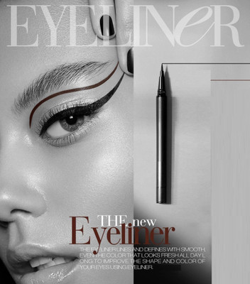 AMOSFIA Long Lasting Smudge Proof Eyeliner 5 g(Deep Black)
