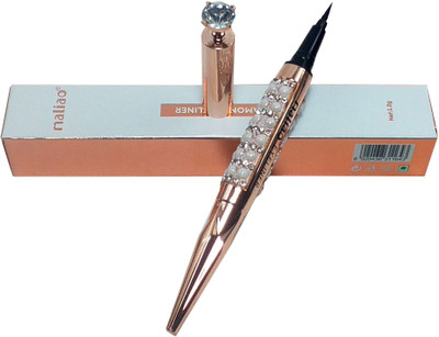 maliao Dimond Black Water Proof Long Lasting Matte Eyeliner 1.2 g(Black)