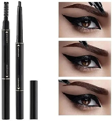 luzimaisa Professional Eyebrow Pencil Precision Interchangeble Design (Black) 1 g(black)