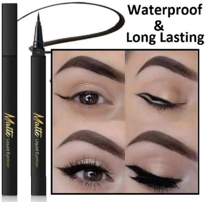 CATERINACHIARA Nourished with Vitamin E for Precision Matte Liquid Eyeliner 15 ml(black)