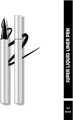 HUZURLU Liquid Eyeliner, Black Waterproof Eye Liners Long-Lasting Super Slim 12 g(JET BLACK)