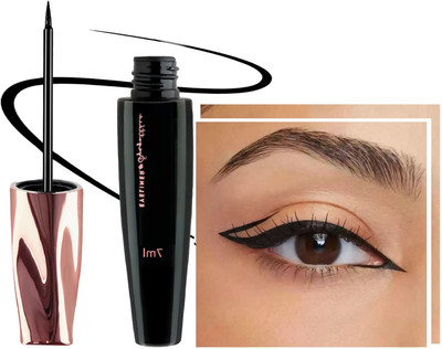 YAWI best Hyper Glossy Liquid Eye Liner waterproof 7 ml(black)