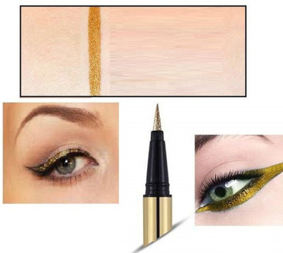 GFSU - GO FOR SOMETHING UNIQUE SHIMMER GOLDEN EYELINER LONG LASTING & WATERPROOF EYE MAKEUP 1.5 g(GOLDEN)