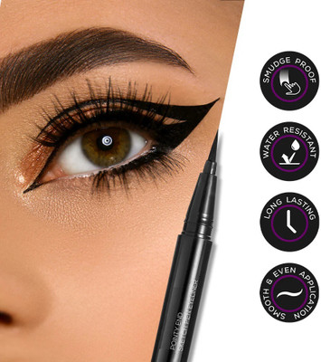 USBK Waterproof And Long Wearing Bold Felt Tip Pen Glossy Eyeliner 2 g(BLACK)