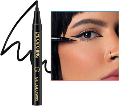GULGLOW99 Matte Finish | Smudge Proof | Transfer Proof Black Liquid Pen 0.55 ml(BLACK)