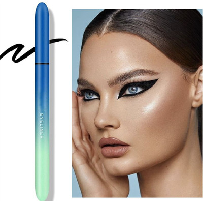 AFARAXIA Waterproof white Matte Liquid Eyeliner, Smudge Proof And Long Lasting 1.5 g(black)