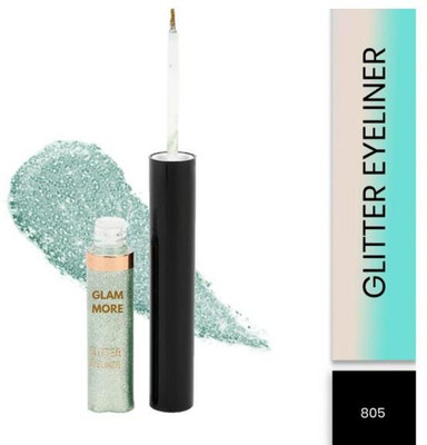 glam more shimmer green colour eyeliner 10 ml(shimmer green)