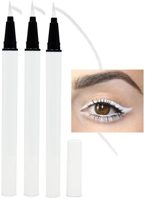 Emijun Lightweight Quick Drying Formula White Color Felt Tip Applicator combo of 3 7.5 g(WHITE)
