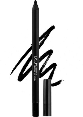 bob 3D Cool Black Pencil Gel Eyeliner, Waterproof, Longlasting 1.5 g(Black)