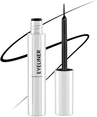 Luster Shine Glossy Liquid Long Lasting Eye Liner with Fine Tip 6 ml(Black)
