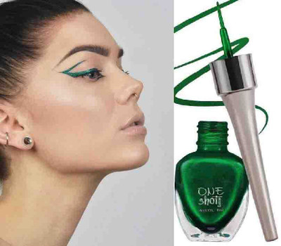 Latixmat Highly Pigmented with One Stroke Application Eyeliner 6 ml(Metallic Green)