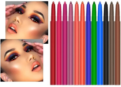 Amaryllis New Smudge proof & Long Lasting Multi Purpose Pencil Kajal 12 g(Multicolour)
