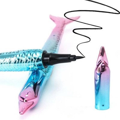 GABBU FISH SHAPE WATERPROOF EYELINER PACK OF 1 5 g(black)