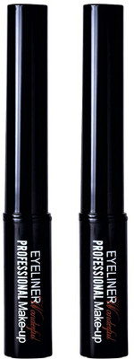 Glam21 Matte Eyeliner-Intense Black Color Smooth Glide, Longlasting,Smudge & Waterproof 10 ml(Black)