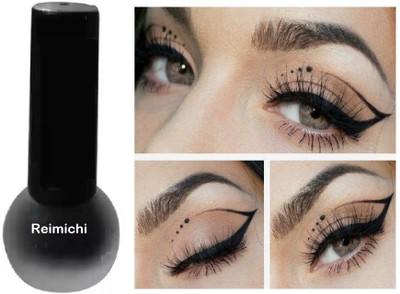 REIMICHI Liquid Eyeliner Black With Ultra-Fine Waterproof And Smooth 3.5 ml(Black)