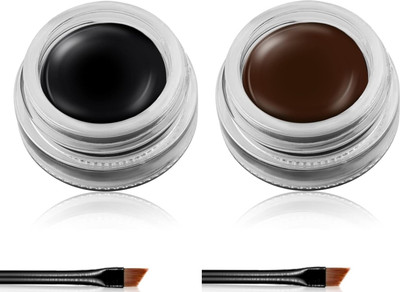 Neycare gel eyeliner matte with water proof new look pack of 2 6 g(MULTI COLOR)