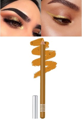 BLUEMERMAID LONG LASTING BEST LIP & EYELINER PENCIL GOLDEN MATTE SHIMMER FINISH 2 g(GOLDEN)