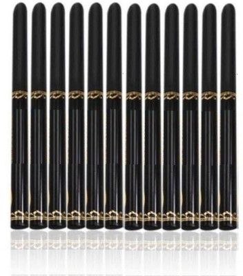 Elecsera Waterproof Eyeliner Black Set of 12pcs 2.5 g(Black)