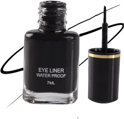 Wonholli Nautral Black Finish Quick Drying Eyeliner 7 ml(BLACK)