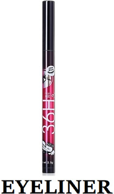 nn new black color shade best new eyeliner asy to use pack of 1 2 ml(BLACK)