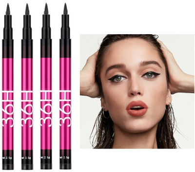 Libline Waterproof Liquid Coloured Pen Sketch Eyeliner Black 8 g(BLACK)