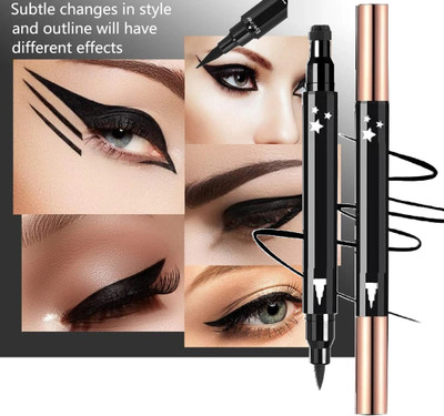 FRAILENO WATERPROOF 2 IN 1 BLACK EYELINER STAR AND SIMPLE SHAPE 20 g(BLACK)