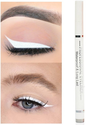 Amaryllis SKETCH EYELINER WHITE COLOR MATTE FINISH 2 ml(WHITE)