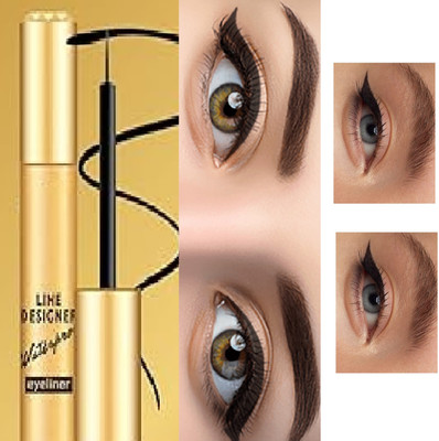GFSU - GO FOR SOMETHING UNIQUE MATTE LIQUID MATTE BOLD BLACK EYELINER FOR WOMEN AND GIRLS 3.8 ml(BLACK)