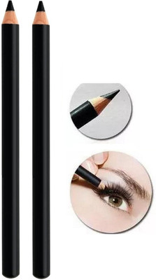 THTC 2pc Pencil Liner Kajal 2 in 1 2 ml(Black)